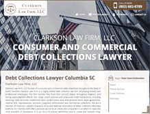 Tablet Screenshot of clarksonlawllc.com